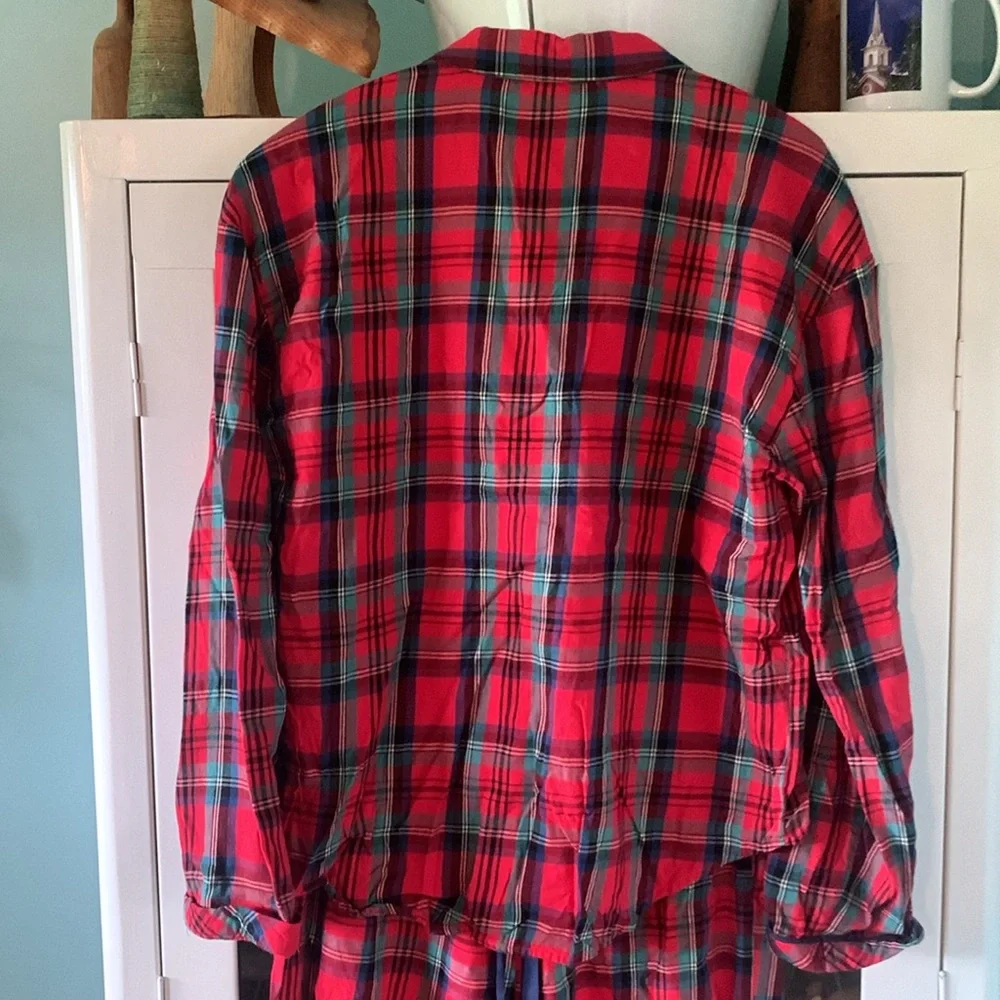 Victoria’s Secret sz S Plaid Pajamas - Red and Blue lighter weight like new! - Picture 6 of 10